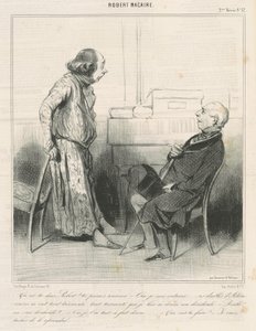 O que há de errado com você, Roberto? ... de Honoré Daumier