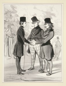 Que Encontro Feliz de Honoré Daumier