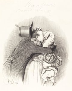 Reunião do país de Honoré Daumier