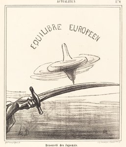 Renovado dos japoneses de Honoré Daumier