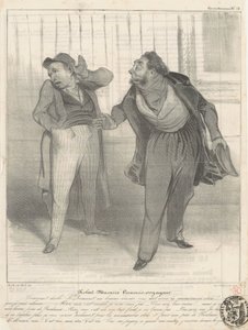 Robert Macaire agente de viagens de Honoré Daumier