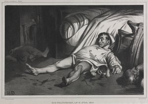 Rue Transnonain, 15 de abril de 1834, 1834. de Honoré Daumier