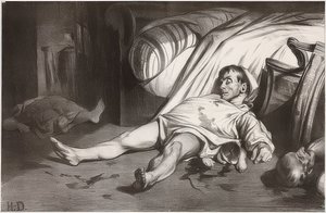 Rue Transnonain, 15 de abril de 1834. 1834 de Honoré Daumier