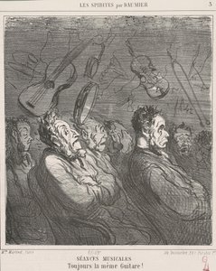Sessões musicais de Honoré Daumier