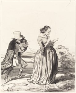 Saperlotte!... que eu gostaria... que minha esposa tivesse terminado... de Honoré Daumier