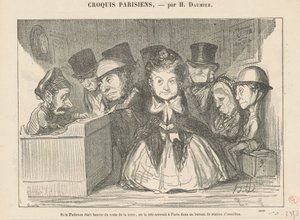 Se a paciência fosse banida do resto... de Honoré Daumier
