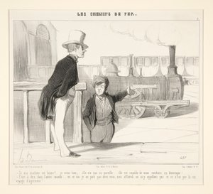 Se a minha máquina é boa? de Honoré Daumier