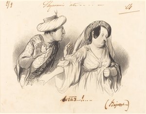 Saia!... (Bajazet) de Honoré Daumier