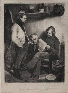 Lembrança da prisão de Ste. Pélagie, 1834. de Honoré Daumier