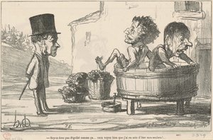 Então não fique chateado assim... de Honoré Daumier