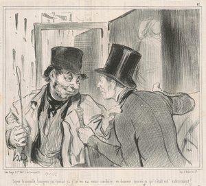 Fique tranquilo burguês, nós sabemos de Honoré Daumier