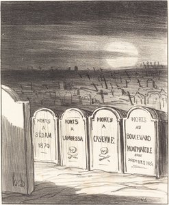 Praça Napoleão de Honoré Daumier