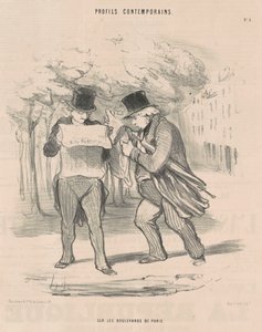 Nas avenidas de Paris de Honoré Daumier