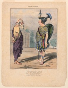 Telêmaco voltou à virtude de Honoré Daumier