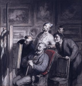 Os Amadores de Honoré Daumier
