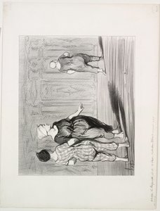 As Banhistas, placa 15: É ela de novo, uma bela moda, Madame Coquardeau! de Honoré Daumier