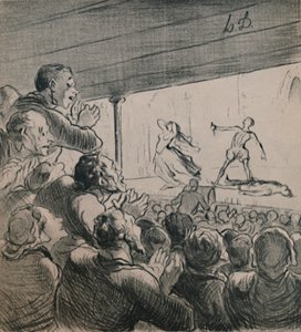 O Drama, c.1860s, 1946. de Honoré Daumier