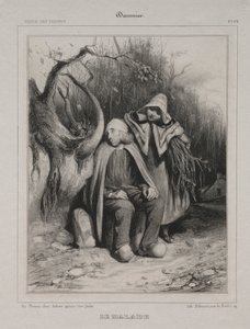 O inválido de Honoré Daumier