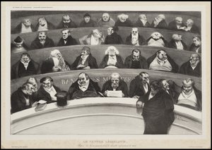 A Barriga Legislativa, 1834 de Honoré Daumier
