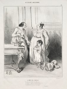 A Mãe dos Gracos de Honoré Daumier