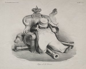 O Repouso da França de Honoré Daumier