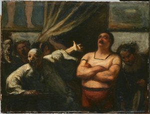 O Homem Forte de Honoré Daumier