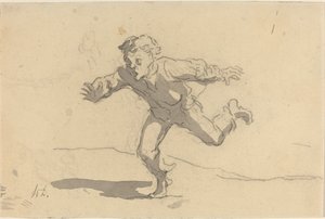 O jovem mensageiro de Honoré Daumier