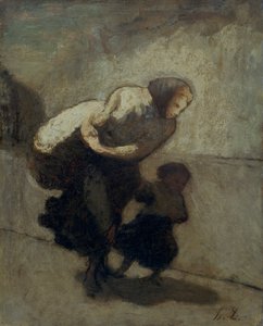 "O pesado fardo", 1828-1879 de Honoré Daumier