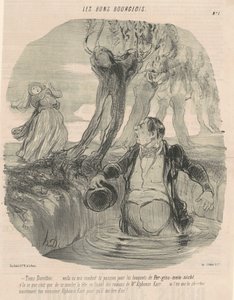 Ei Dorothée... Aqui é onde eu fui conduzido... de Honoré Daumier