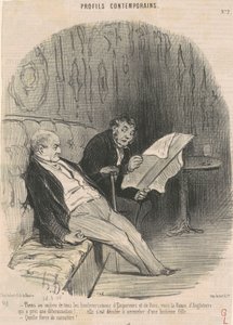 Fique no meio de... convulsões... de Honoré Daumier
