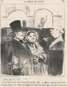 Aqui, pai, aí está você! ... de Honoré Daumier