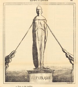 Atire, ele equilibra de Honoré Daumier
