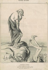 Télémaque et Mentor de Honoré Daumier