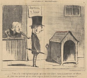 Você é a única acomodação do garoto... de Honoré Daumier