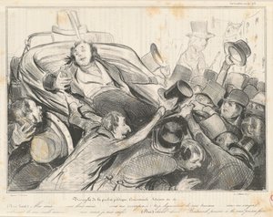 Triomphe de la probité politique comerciale de Honoré Daumier