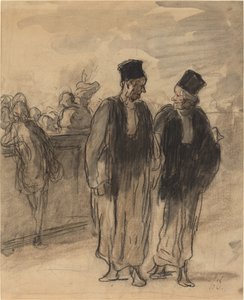 Dois advogados de Honoré Daumier