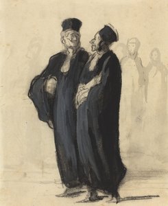 Dois advogados de Honoré Daumier