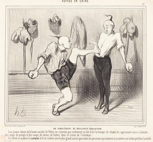 Un Complément de brillante éducation de Honoré Daumier