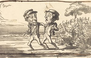 Um criminoso! de Honoré Daumier