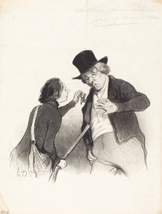 Um começo na caça de Honoré Daumier