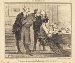 Un Faux vaso du Japon faisant... de Honoré Daumier