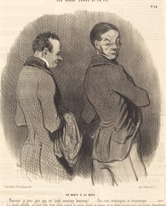Uma roupa da moda de Honoré Daumier