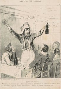 Um último brinde de Honoré Daumier