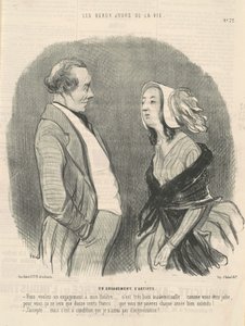 O compromisso de um artista de Honoré Daumier