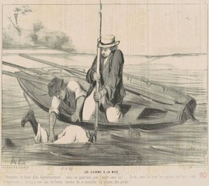 Um homem do mar de Honoré Daumier