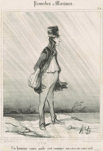 Um sem-teto... de Honoré Daumier