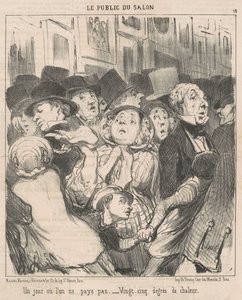 Um dia em que não pagamos de Honoré Daumier