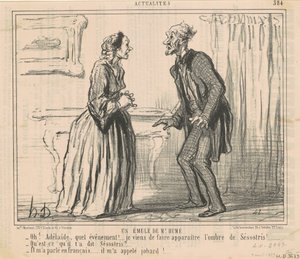 Um seguidor do Sr. Hume de Honoré Daumier