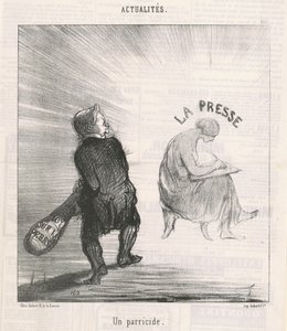 Un parricídio de Honoré Daumier