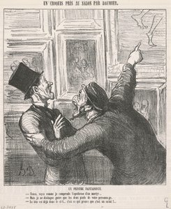 Um pintor caprichoso de Honoré Daumier